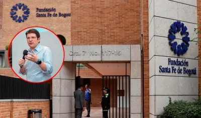 El precandidato Miguel Uribe.