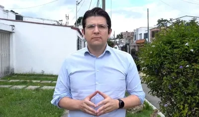 Miguel Uribe Turbay, antes del atentado.