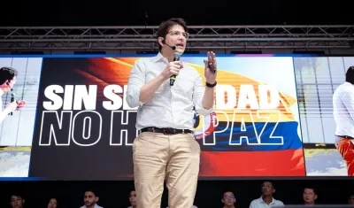 Senador Miguel Uribe Turbay.