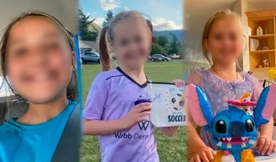  Paityn Decker, de 9 años; Evelyn Decker, de 8; y Olivia Decker, de 5. 