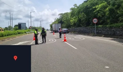 Patrullajes en la Vía al Mar.