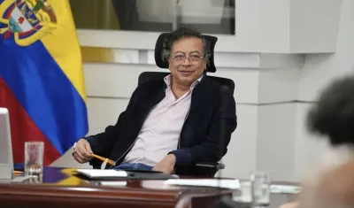 El Presidente Gustavo Petro.