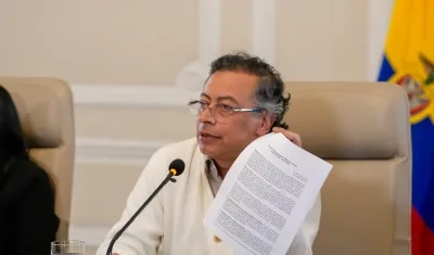 El Presidente de la República, Gustavo Petro.