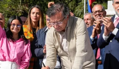 El Presidente Gustavo Petro. 