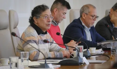 El Presidente Gustavo Petro.