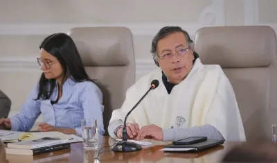 El Presidente Gustavo Petro.