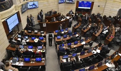 Plenaria del Senado.