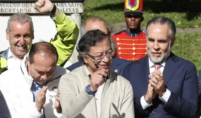 El Presidente Gustavo Petro. 