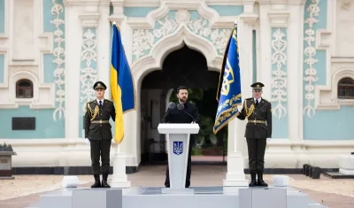 Presidente de Ucrania, Volodímir Zelenski.