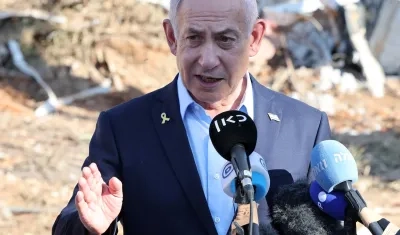  Primer ministro israelí, Benjamín Netanyahu.