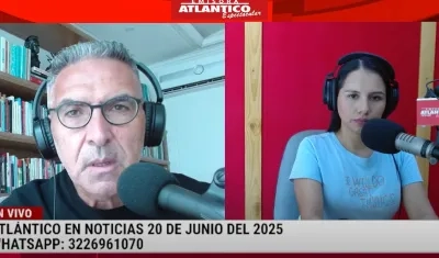 Transmisión de Atlántico en Noticias.