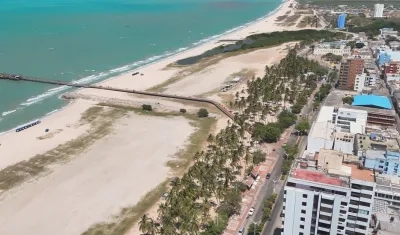 Panorámica de la Avenida Primera de Riohacha.