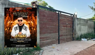 El flyer que promocionaba el evento y la finca o Eco House Villa de Olvega.