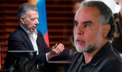 Juan Manuel Santos y Armando Benedetti.