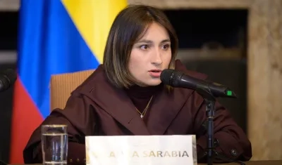 La Canciller Laura Sarabia.