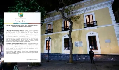 Sede de la Cancillería de Venezuela en Caracas.