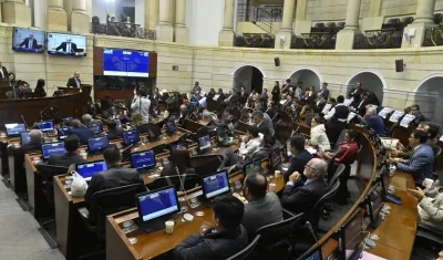 Plenaria del Senado.