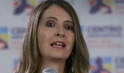 La senadora Paloma Valencia.