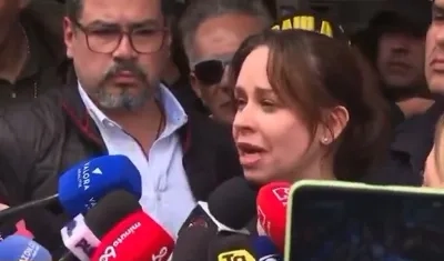 María Claudia Tarazona, esposa de Miguel Uribe.