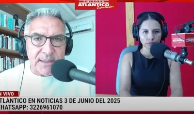 Transmisión de Atlántico en Noticias.