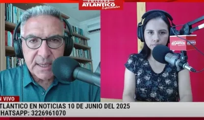 Transmisión de Atlántico en Noticias.
