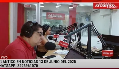 Transmisión de Atlántico en Noticias.