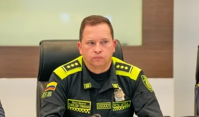 El director de la Policía, general Carlos Fernando Triana.