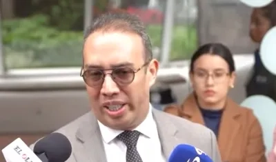 Víctor Mosquera, abogado de Miguel Uribe.