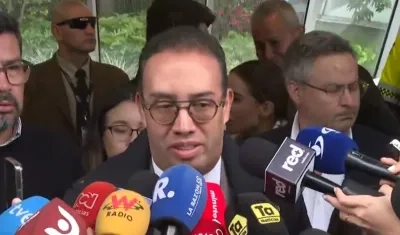 Víctor Mosquera, abogado de Miguel Uribe.