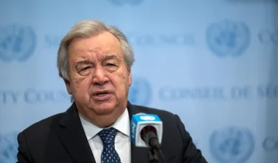 António Guterres, Secretario General de la ONU.