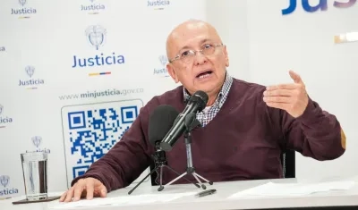 Eduardo Montealegre, ministro de Justicia.