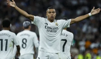 El francés Kylian Mbappé, delantero del Real Madrid.