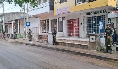 Calles de Soledad militarizadas. 