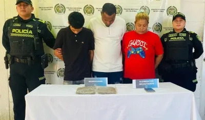 Alexander Meléndez, Eduardo Rolong Miranda y Zully Barriosnuevo. 