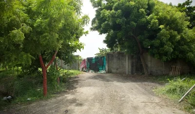 Predio de empresa sancionada. 