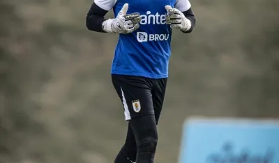 Santiago Mele, portero del Junior, será titular en reemplazo de Sergio Rochet.