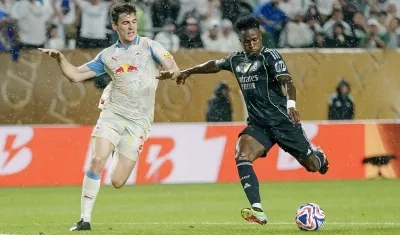 Vinicius Junior marcó el primer gol del Real Madrid ante el Salzburgo.