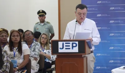 El presidente de la Justicia Especial de Paz, magistrado Alejandro Ramelli Arteaga.