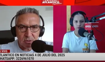 Transmisión de Atlántico en Noticias.