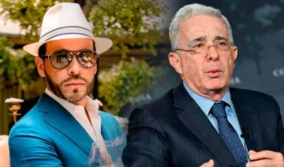 Abelardo De La Espriella y Álvaro Uribe Vélez.