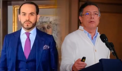 Abelardo De la Espriella y el Presidente Gustavo Petro.