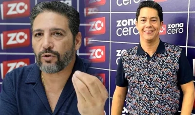 Los congresistas Agmeth Escaf y Pedro Flórez. 