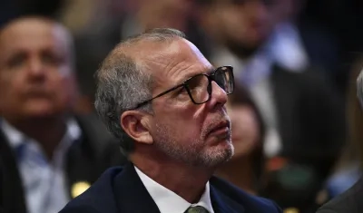 Alfredo Saade, jefe de Despacho, en el Congreso.