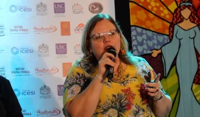 La directora del ICBF, Astrid Cáceres.