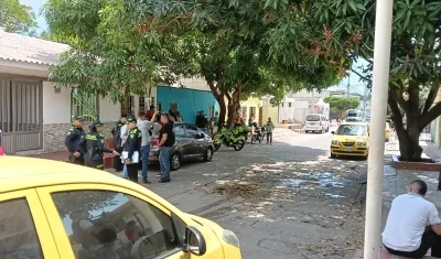 Lugar donde se registró el ataque a bala. 