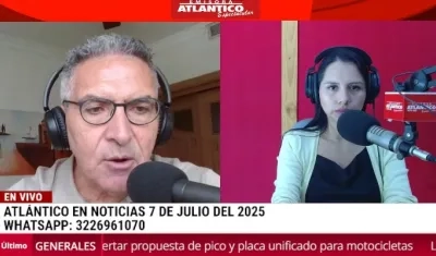 Transmisión de Atlántico en Noticias.