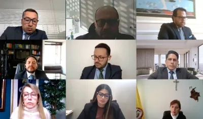 Audiencia contra Andrés Peñate.