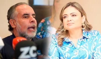 Armando Benedetti y Lina María Garrido.