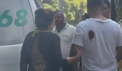 Hombre herido en el bulevar de Buenavista.