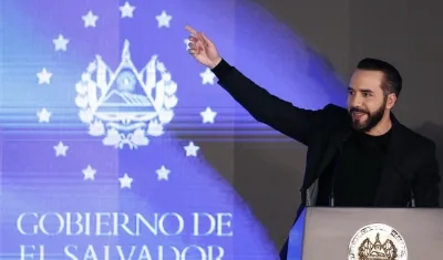 El Presidente de El Salvador, Nayib Bukele.